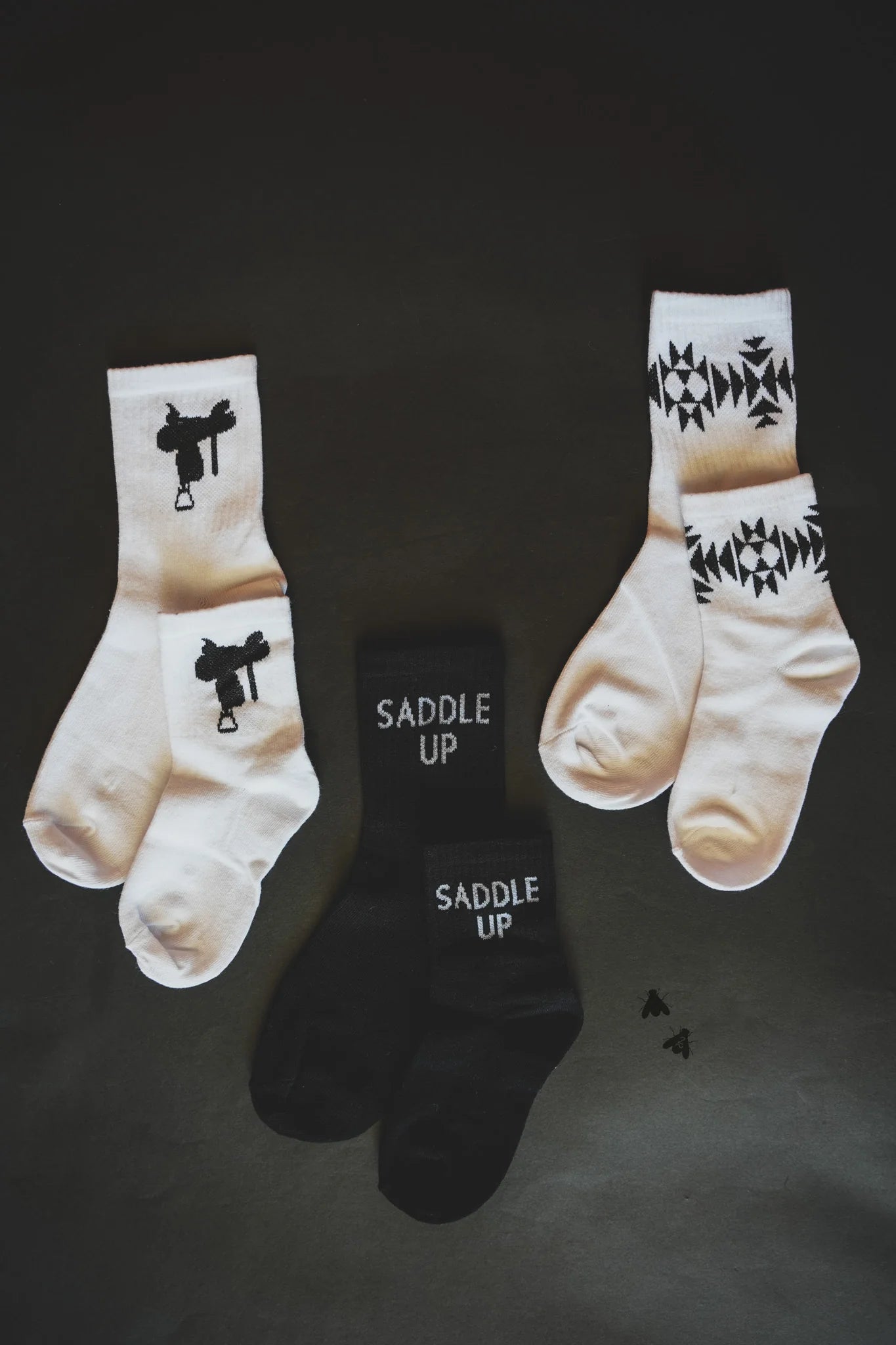 Saddle Up Crew Socks