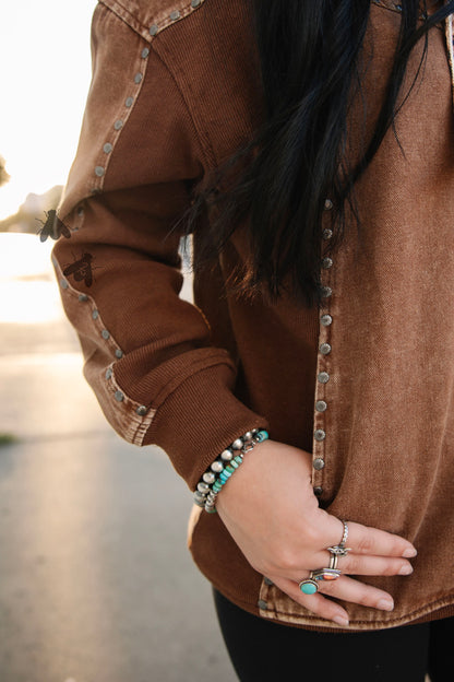 Silver Creek Half Zip *Choc*