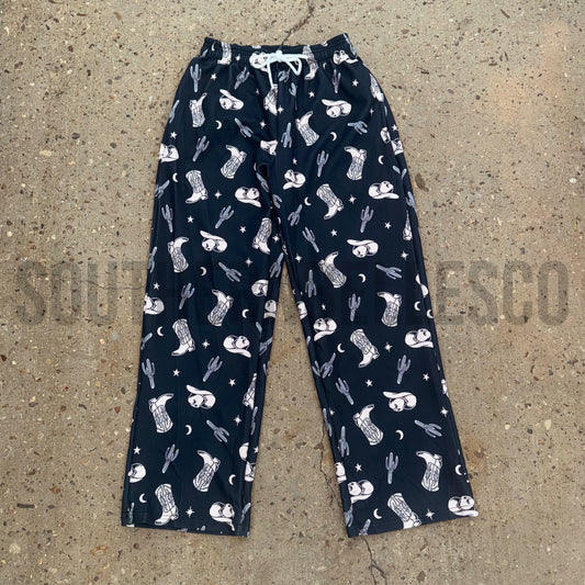 SIZE SMALL Boots, Hats, Cacti Wide Leg Pants