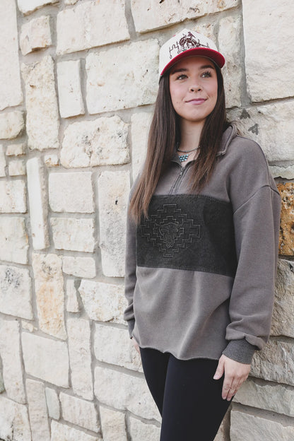 SIZE L/XL Double Take Pullover *Dust*