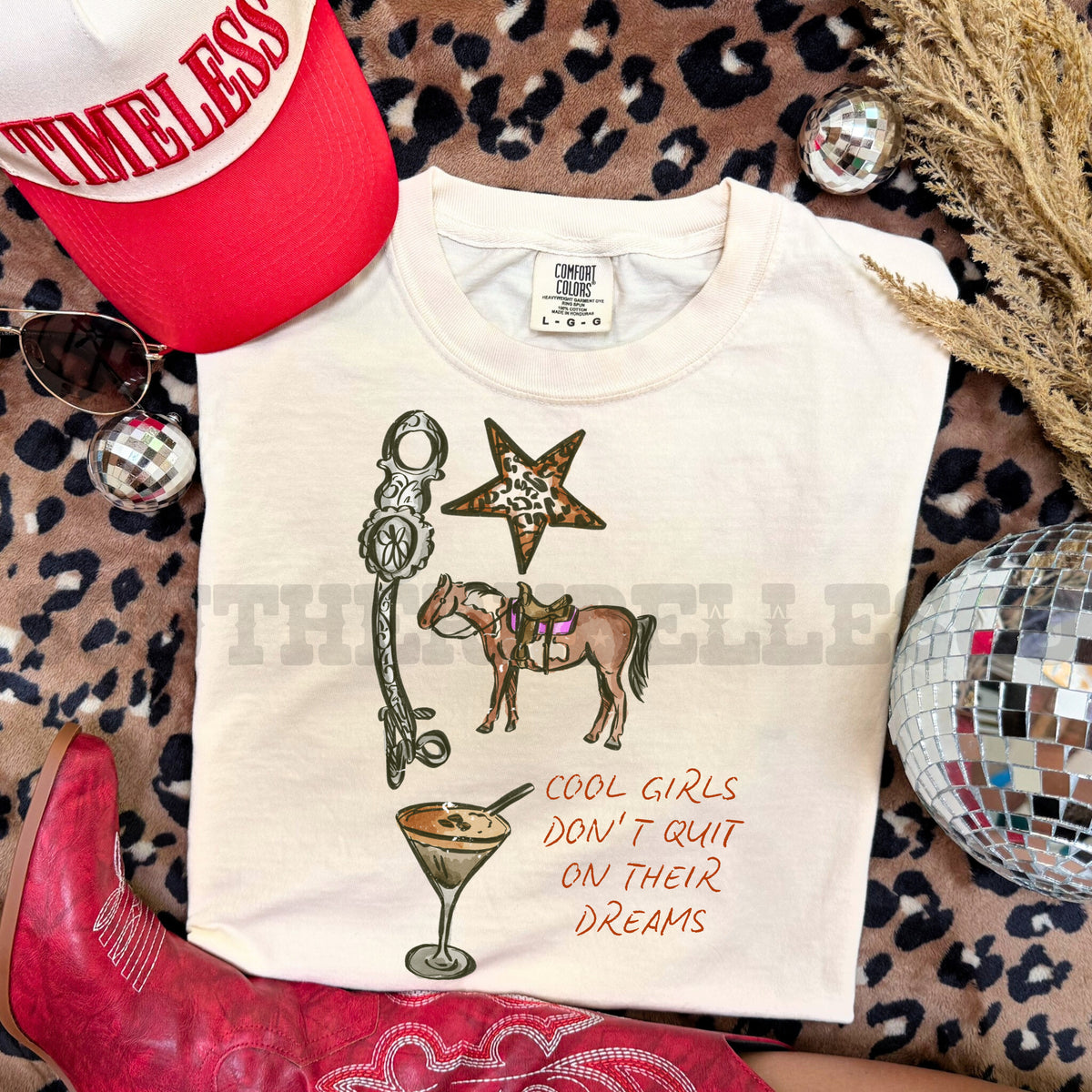PREORDER Cool Girls Don’t Quit Tee/Crew (SHIPS TO ME: 20-24 BUSINESS DAYS AFTER 11/05)