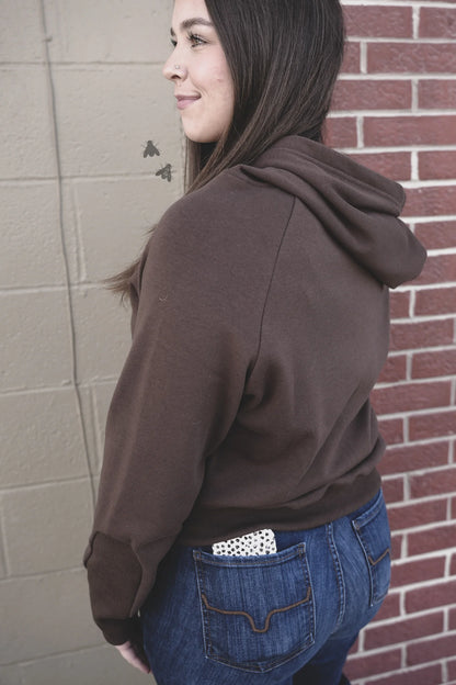 The Bulldogger Hoodie *Chocolate*
