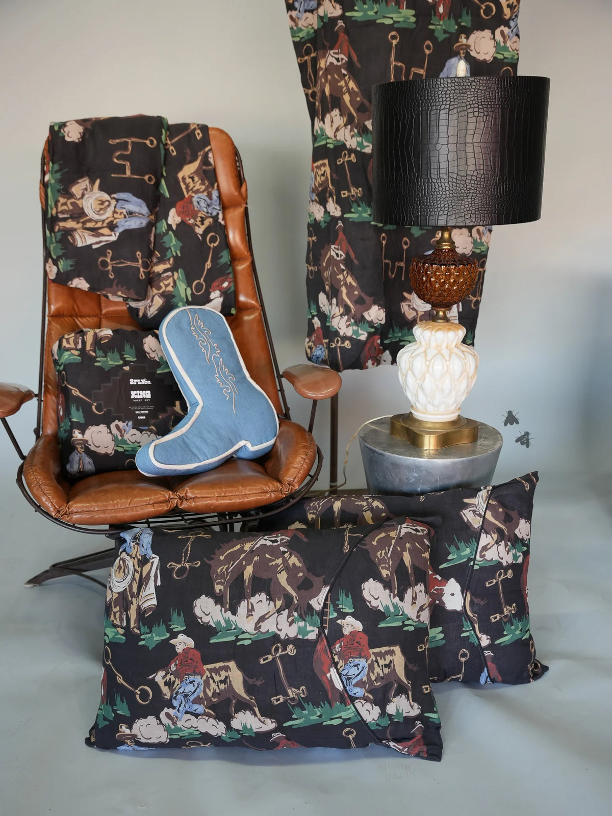 Cuddle Up Cowboy Sheet Set