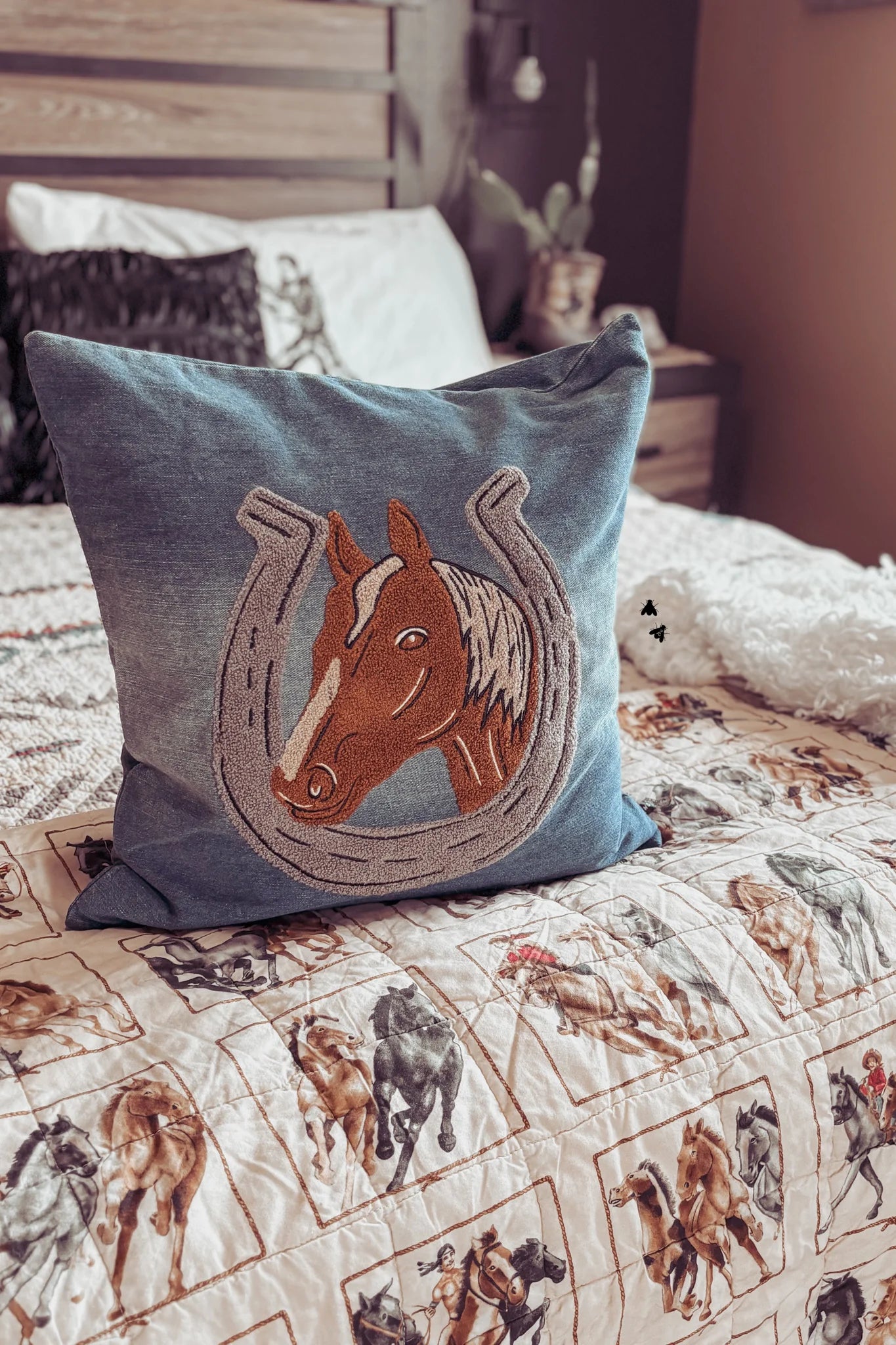 Denim Darlin’ Pillow Cover