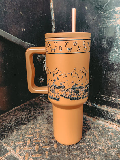 Rust Cattle Drive 40oz Tumbler