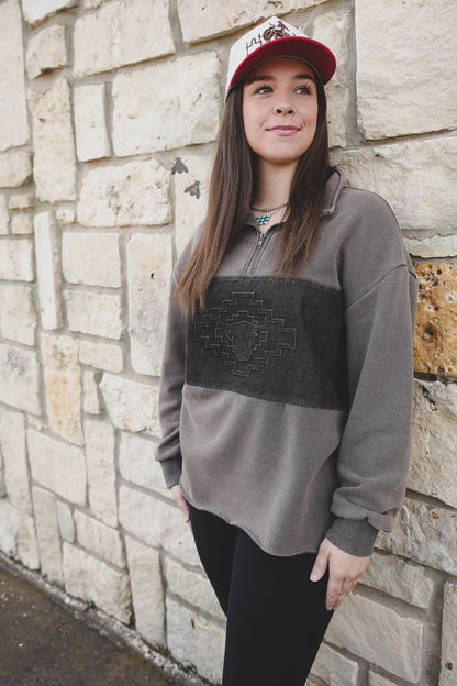 SIZE L/XL Double Take Pullover *Dust*