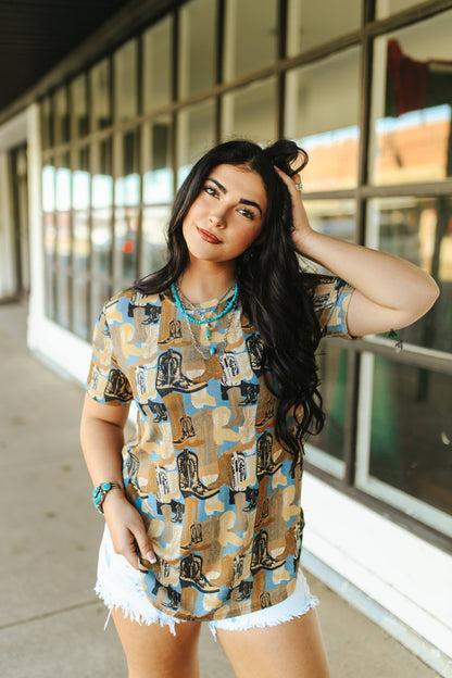 Hee Haw Heels Tee