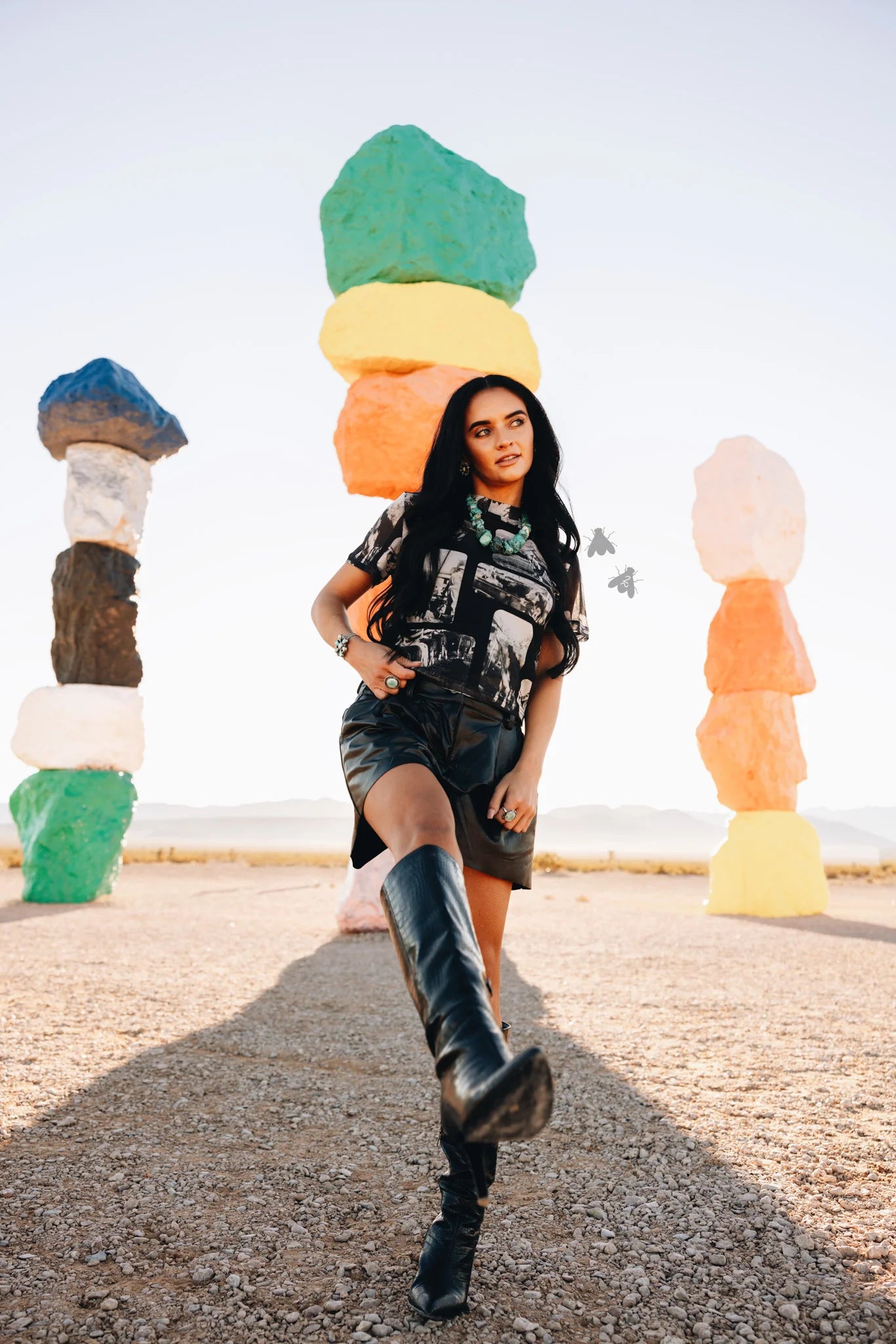 Cattle Chrome Mesh Tee