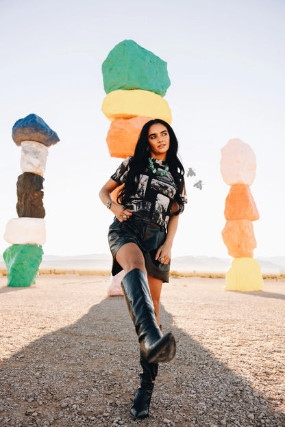 Cattle Chrome Mesh Tee