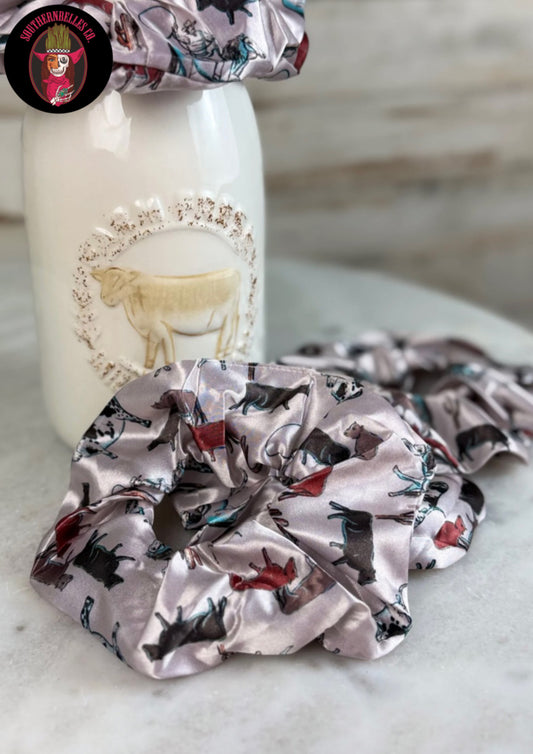 Ranch Cattle Scrunchie