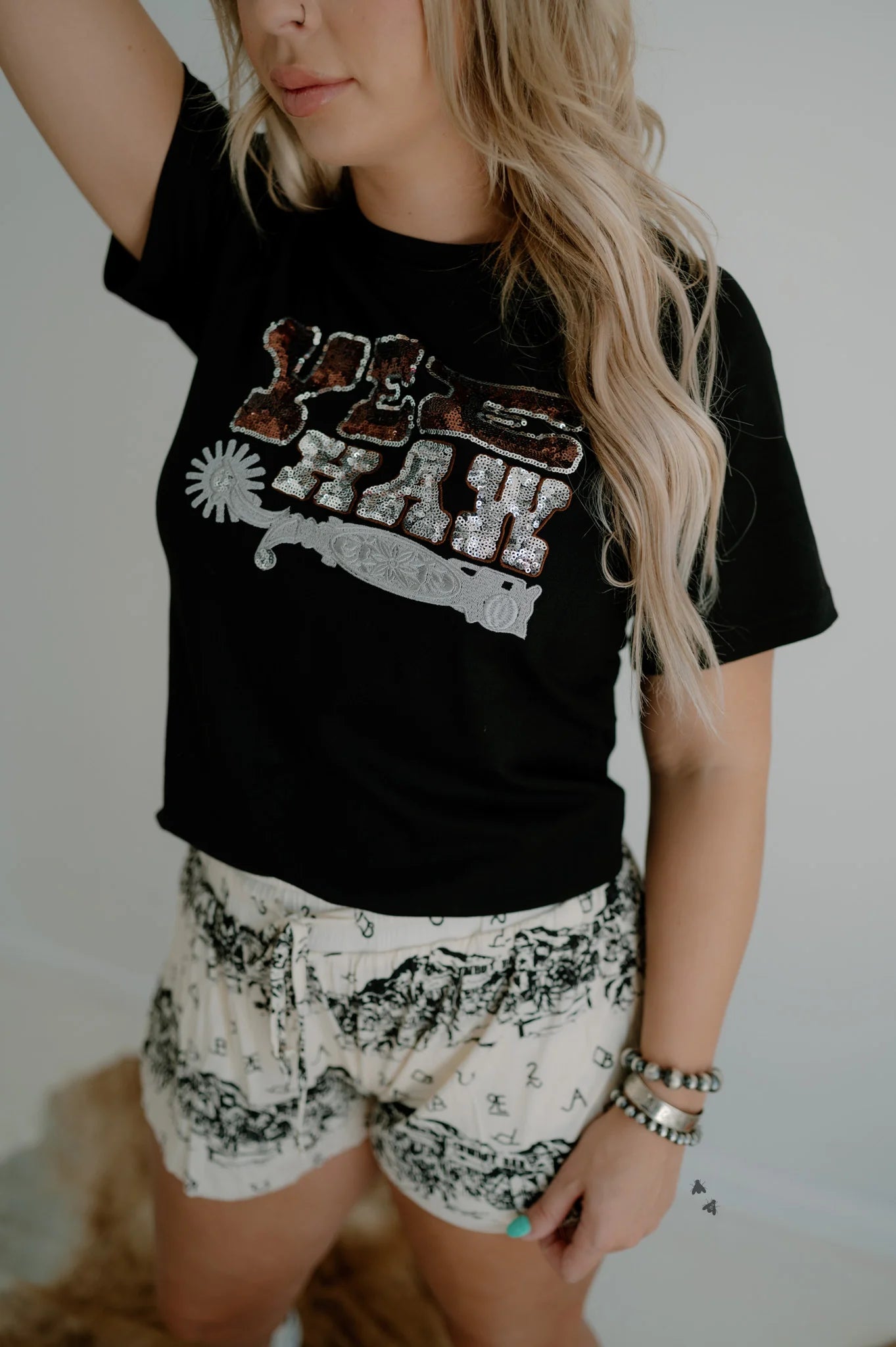 Spur Me Silvers Tee