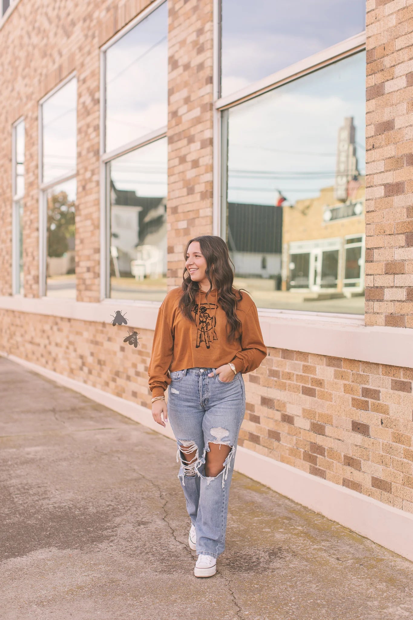 Cowboy Caller Crop Hoodie