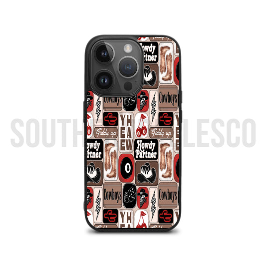 Howdy Partner Collage Phone Case