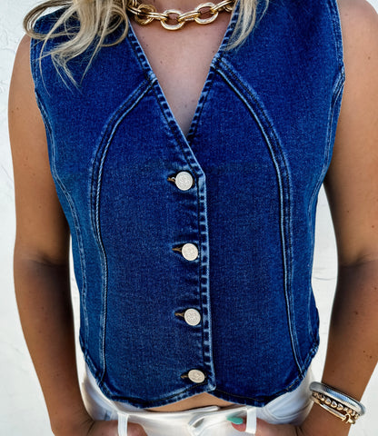 Austin Denim Vest