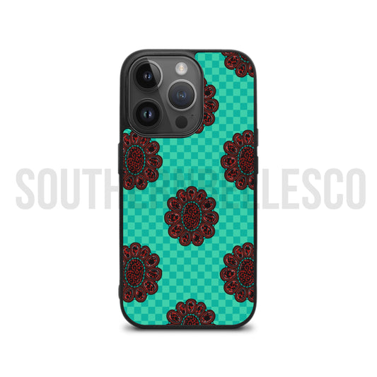 Checkered Squash Phone Case