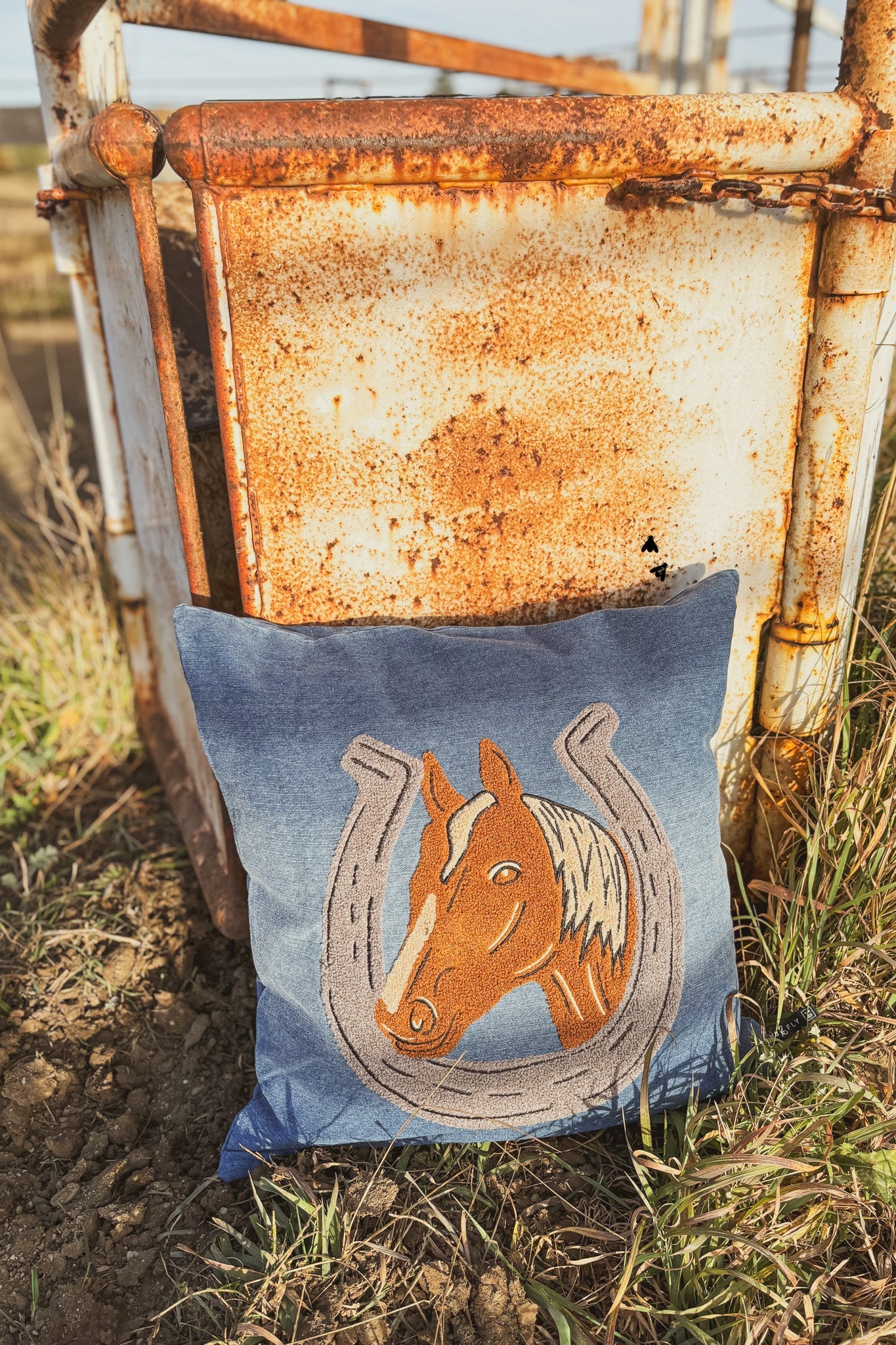 Denim Darlin’ Pillow Cover