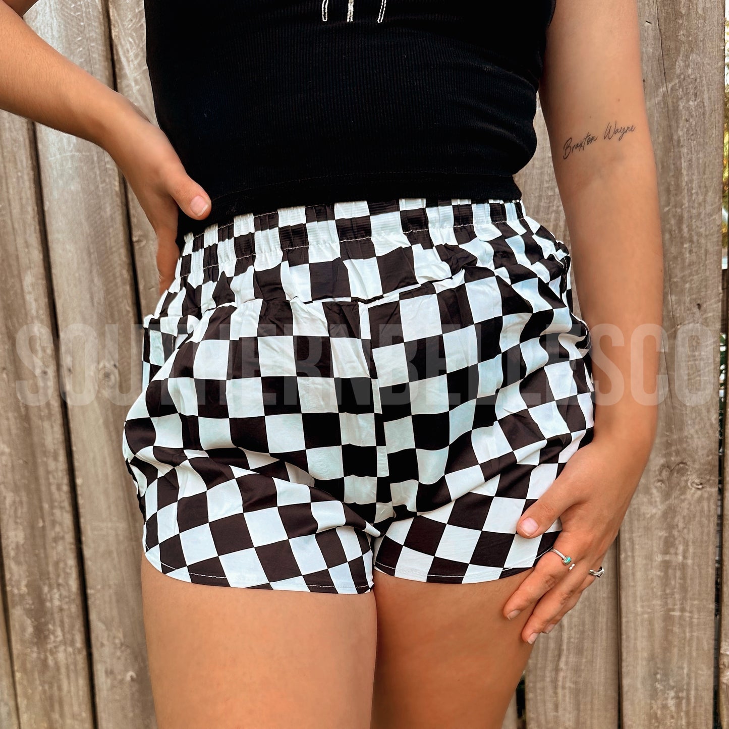 Checkered Shorts