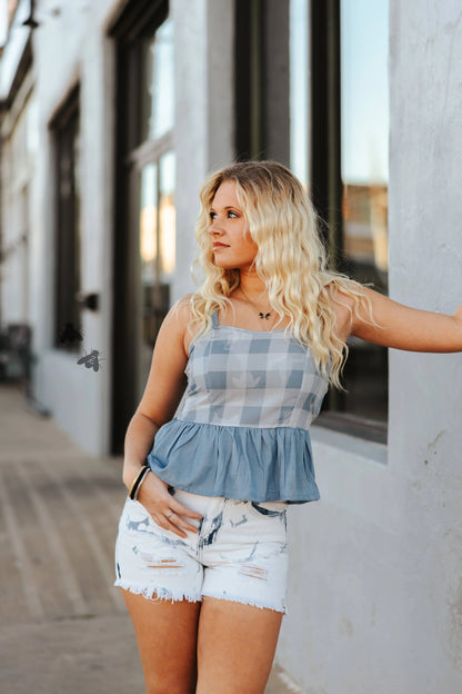 Dancehall Denim Top