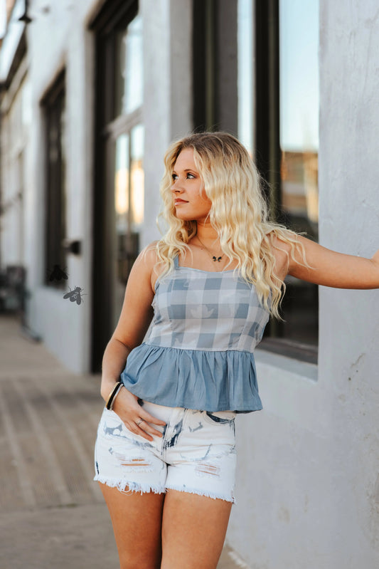 Dancehall Denim Top