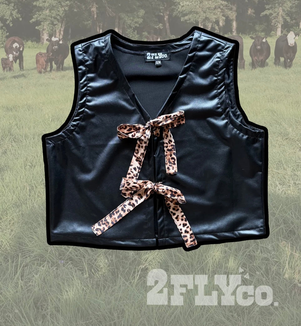 SIZE S/M Lasso The Leopard Vest