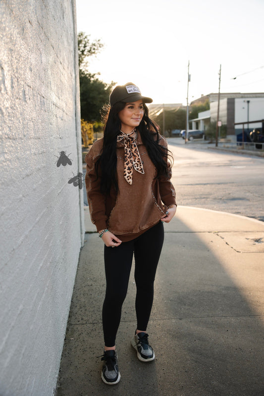 Silver Creek Half Zip *Choc*