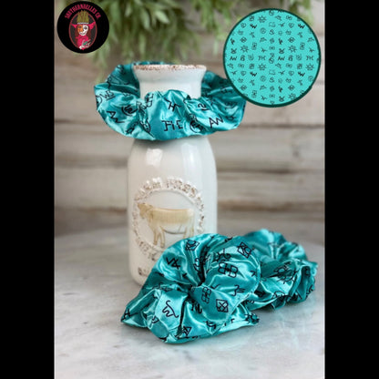 Turquoise Brands Scrunchie