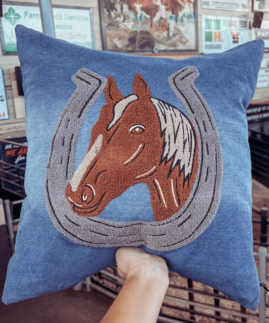 Denim Darlin’ Pillow Cover