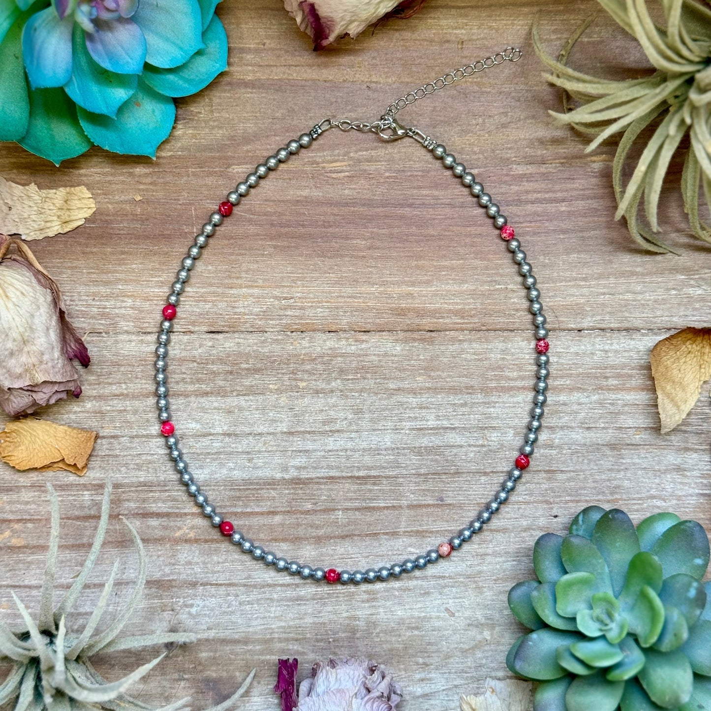 Pink Sea Sediment Necklace