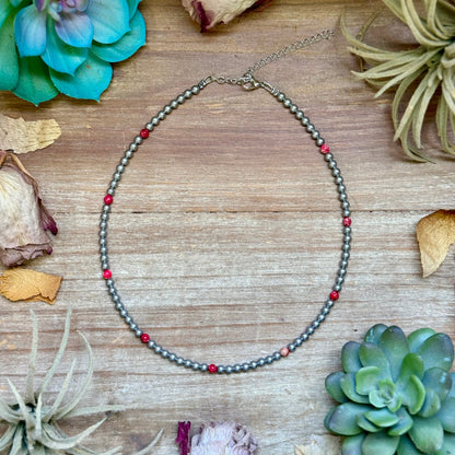Pink Sea Sediment Necklace