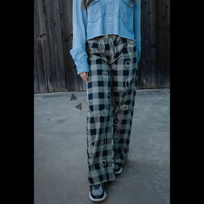 Off Tha Track Boxer Pants *Ropey Gingham*