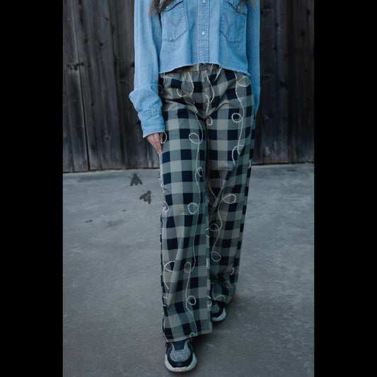 Off Tha Track Boxer Pants *Ropey Gingham*