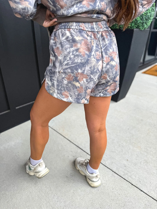 PREORDER Comfort Terry Shorts in Timber Haze Camo (SHIPS TO ME: DECEMBER)