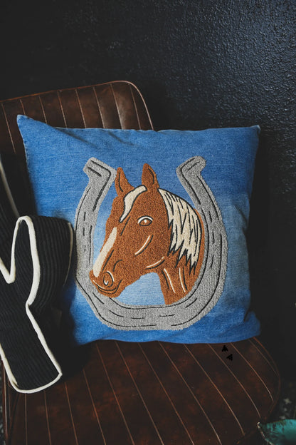 Denim Darlin’ Pillow Cover