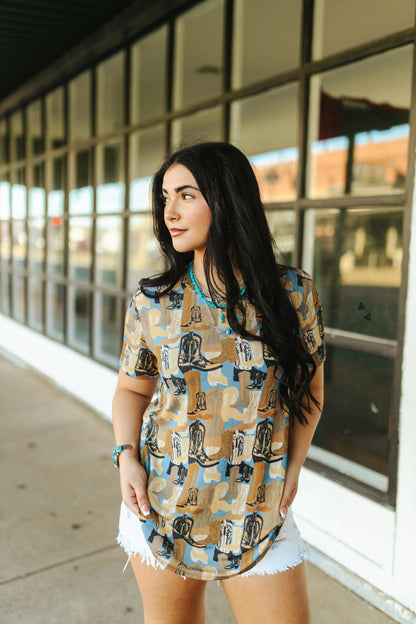 Hee Haw Heels Tee