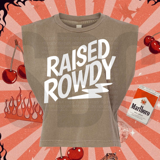 PREORDER Raised Rowdy Tank *2 Colors* (SHIPS TO ME: 20-24 BUSINESS DAYS AFTER 5/19)