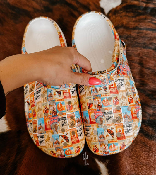 PREORDER Western Clogs *5 Styles* (SHIPS TO ME: BEGINNING OF JUNE)