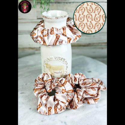 Terracotta Horseshoe Scrunchie