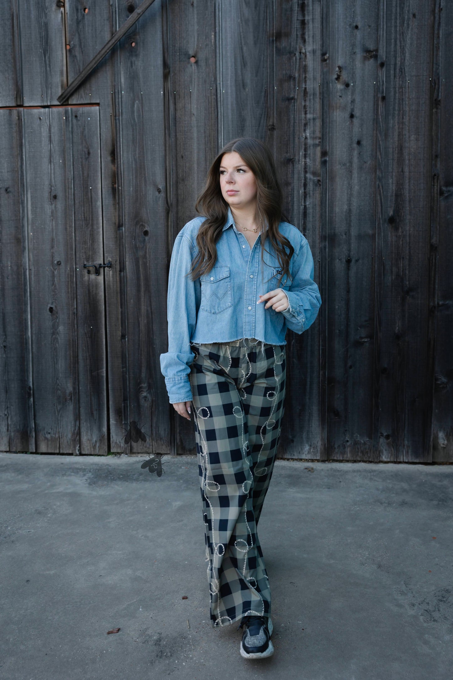 Off Tha Track Boxer Pants *Ropey Gingham*