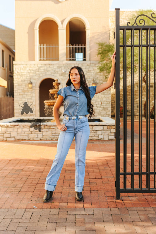 Line Drive Jeans *Light Wash*