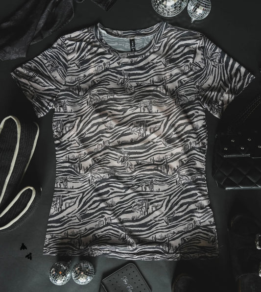 Let’s Get Wild Mesh Tee