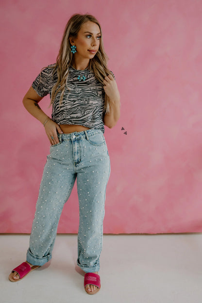 Let’s Get Wild Mesh Tee