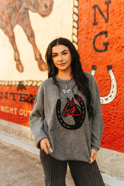 Vintage Luck Knit *Grey*