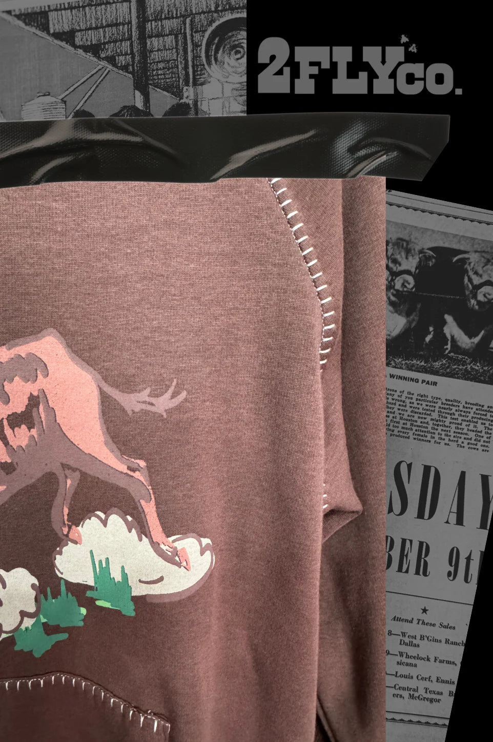 The Bulldogger Hoodie *Chocolate*