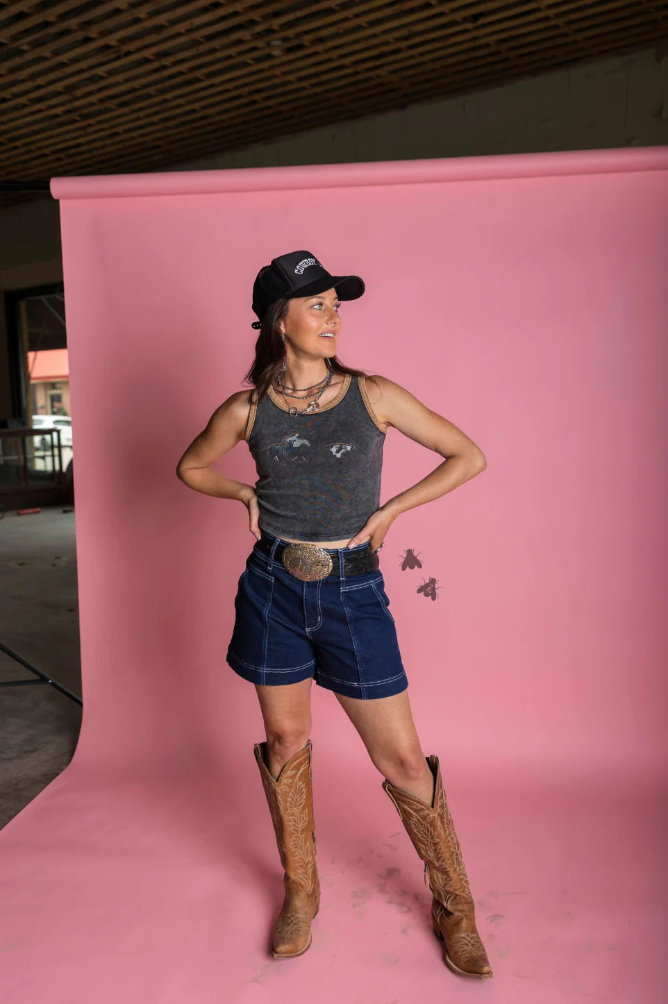 Cowboy Collage Tank