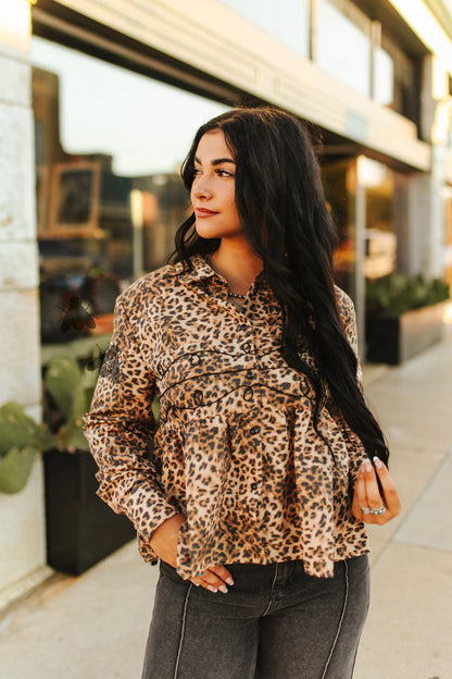 Loopty Lou Long Sleeve *Leopard*