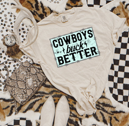 SIZE MEDIUM Cowboys Buck Better Tee