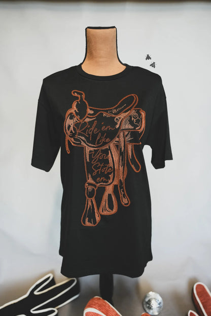 SIZE SMALL Stolen Saddle Tee