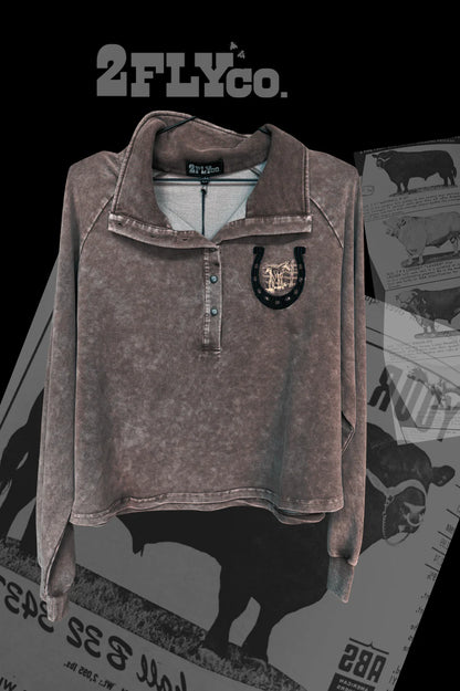 Rowel ‘Em Up Pullover *Chocolate*