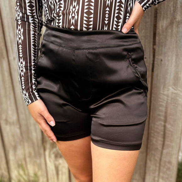 The Stockyard Satin Shorts – SouthernBelles Co.