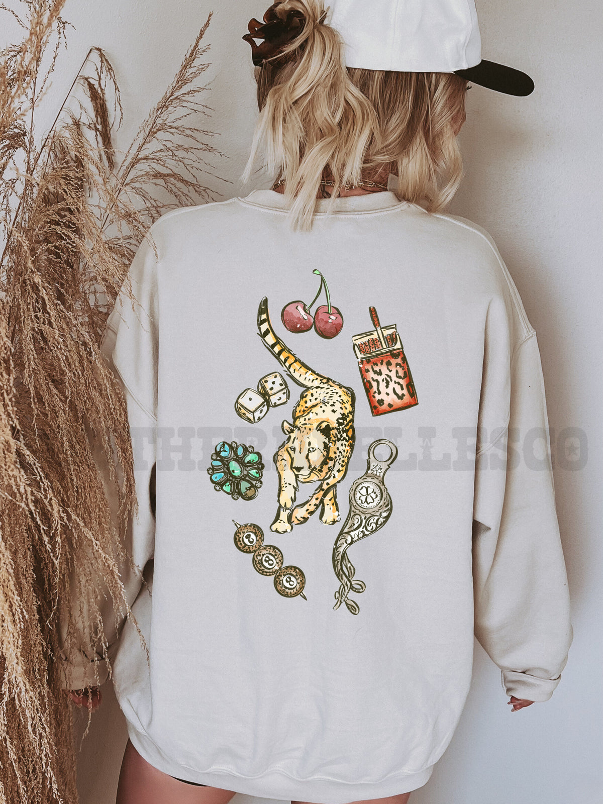 PREORDER Cheetah Collage Tee/Crew (SHIPS TO ME: 20-24 BUSINESS DAYS AFTER 10/20)